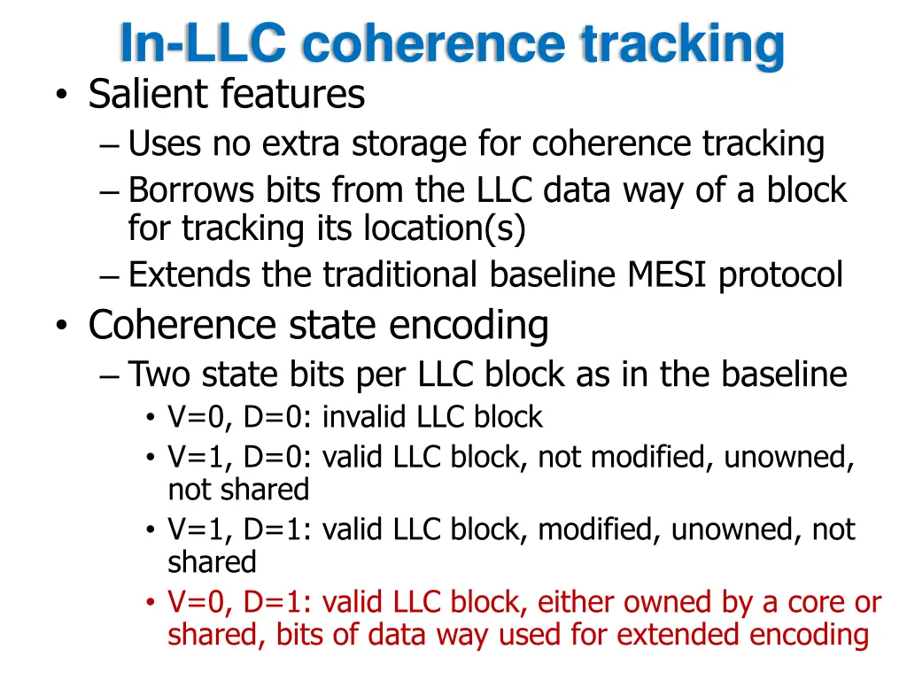 in llc coherence tracking salient features uses