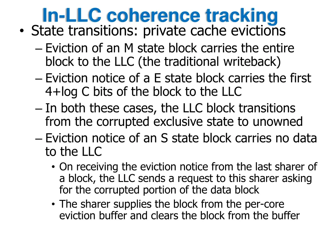 in llc coherence tracking state transitions 1