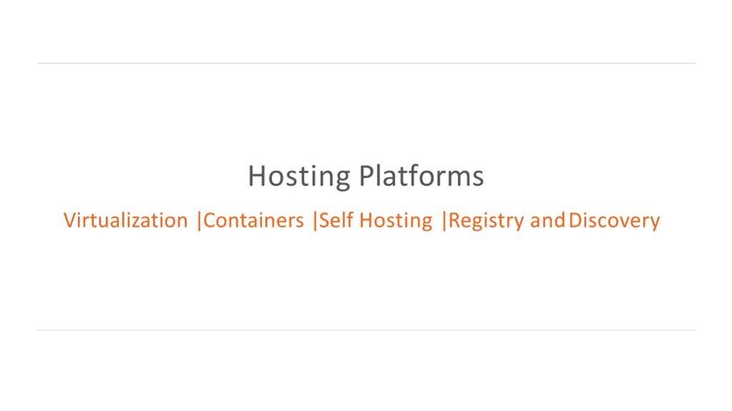 hosting platforms