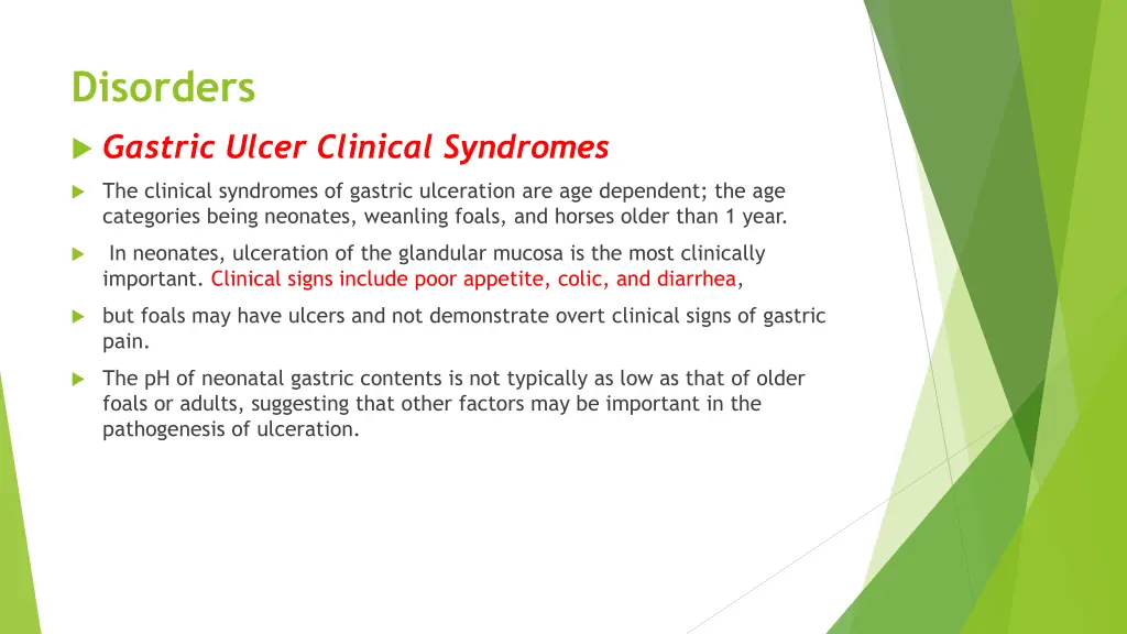 disorders