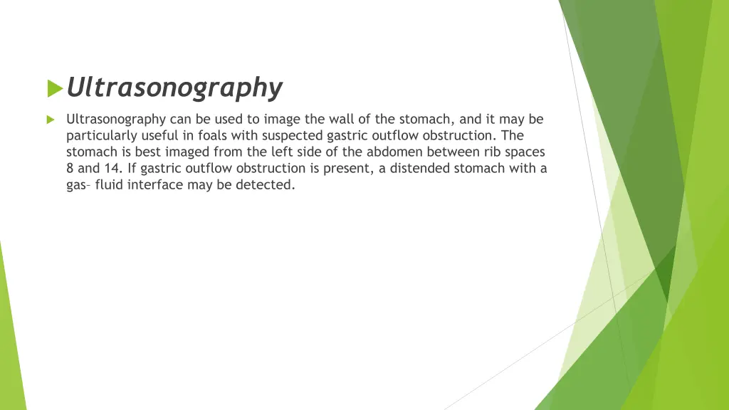 ultrasonography