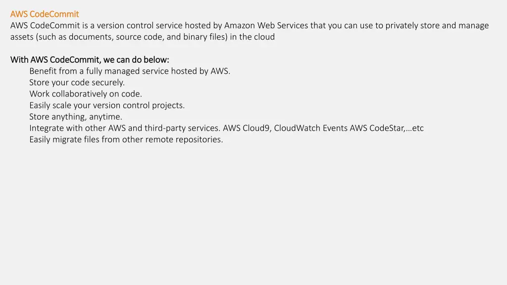 aws aws codecommit codecommit aws codecommit