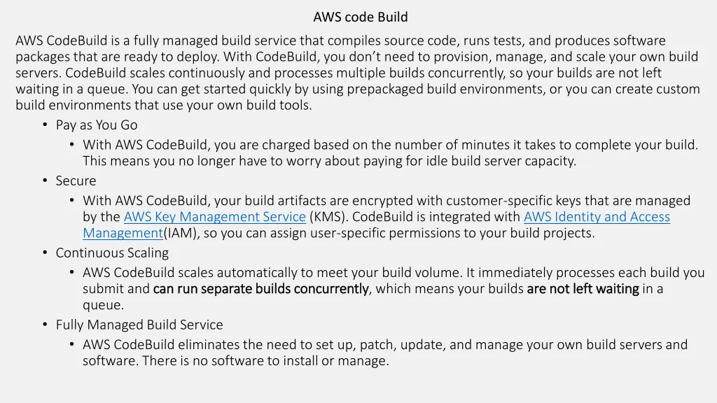 aws code build