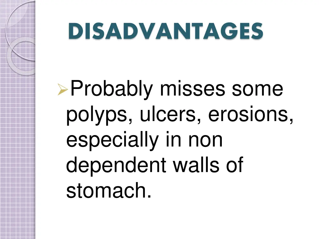 disadvantages 1