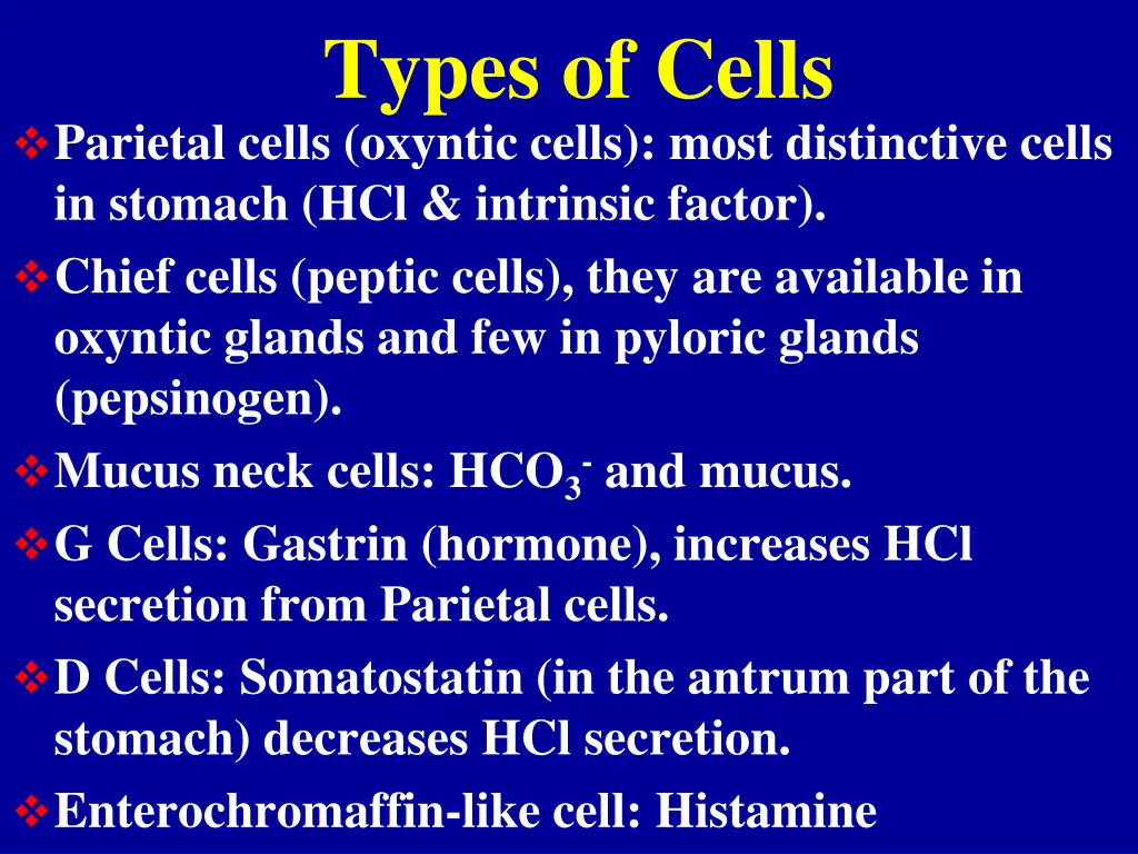 types of cells