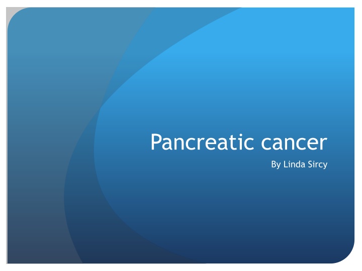 pancreatic cancer