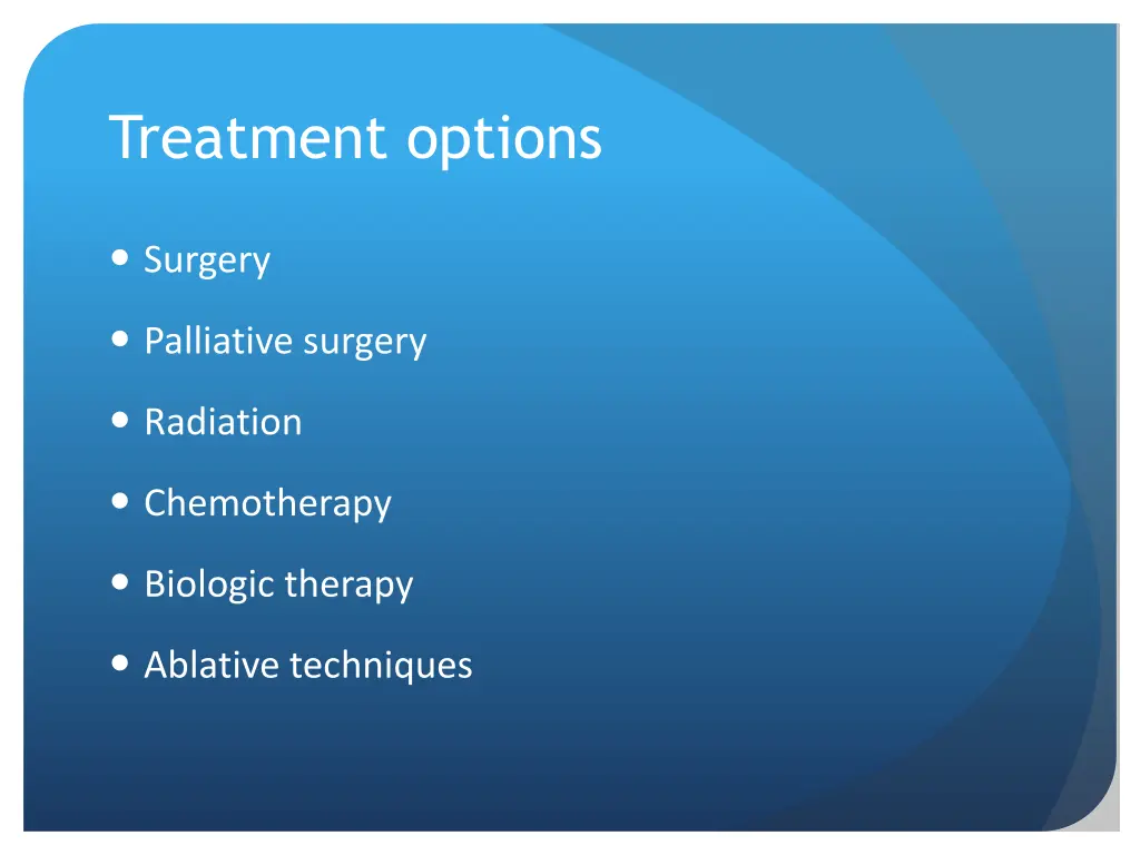 treatment options