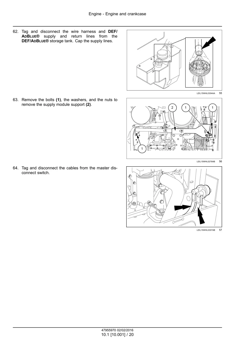 engine engine and crankcase 17