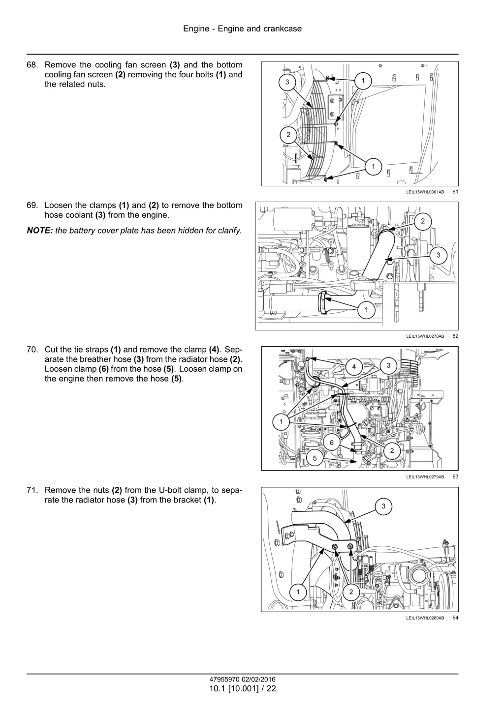 engine engine and crankcase 19