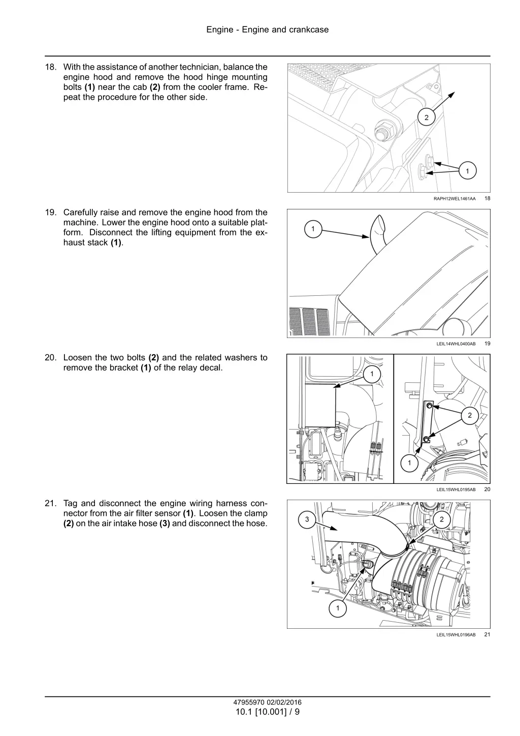 engine engine and crankcase 6