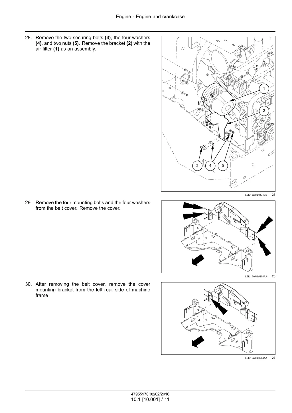 engine engine and crankcase 8