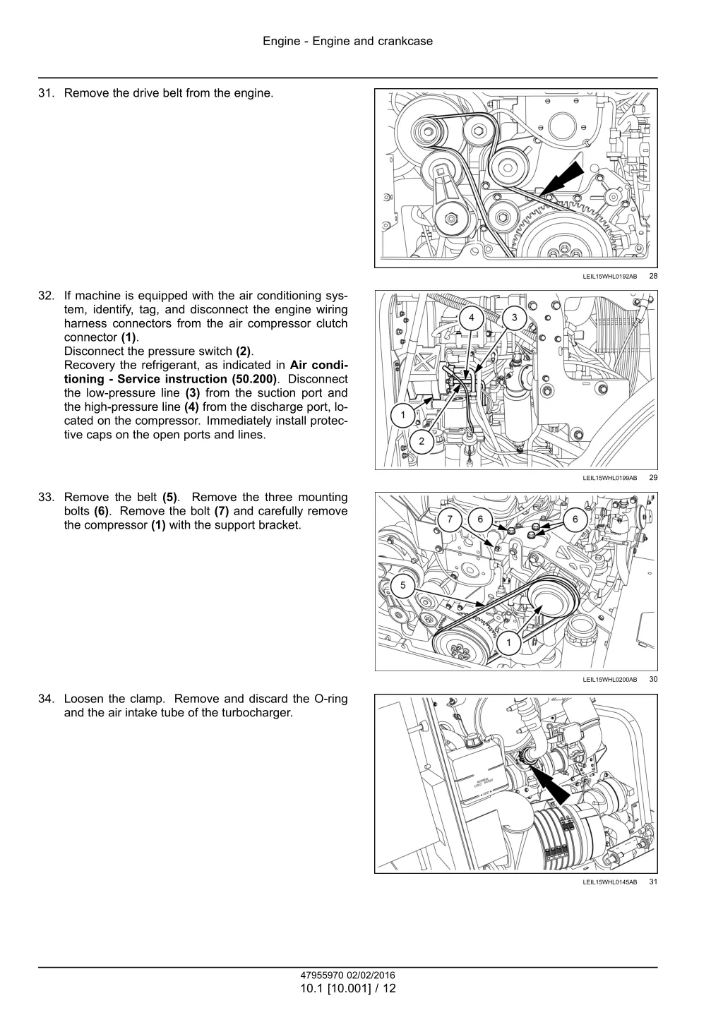 engine engine and crankcase 9