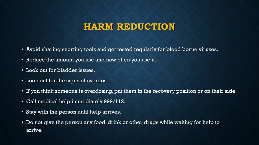 harm reduction 1