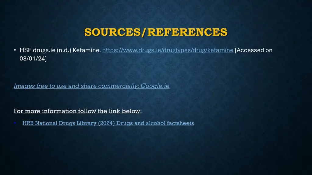 sources references