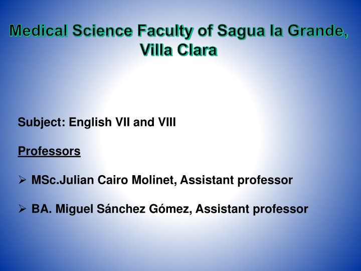 medical science faculty of sagua la grande villa