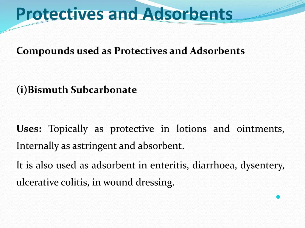 protectives and adsorbents