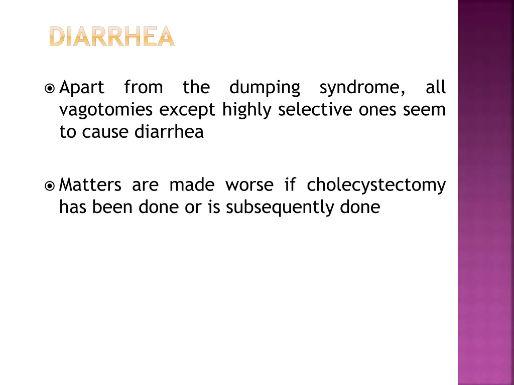 diarrhea