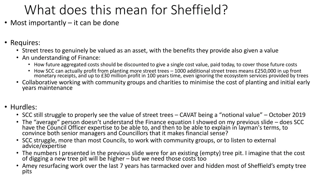 what does this mean for sheffield most