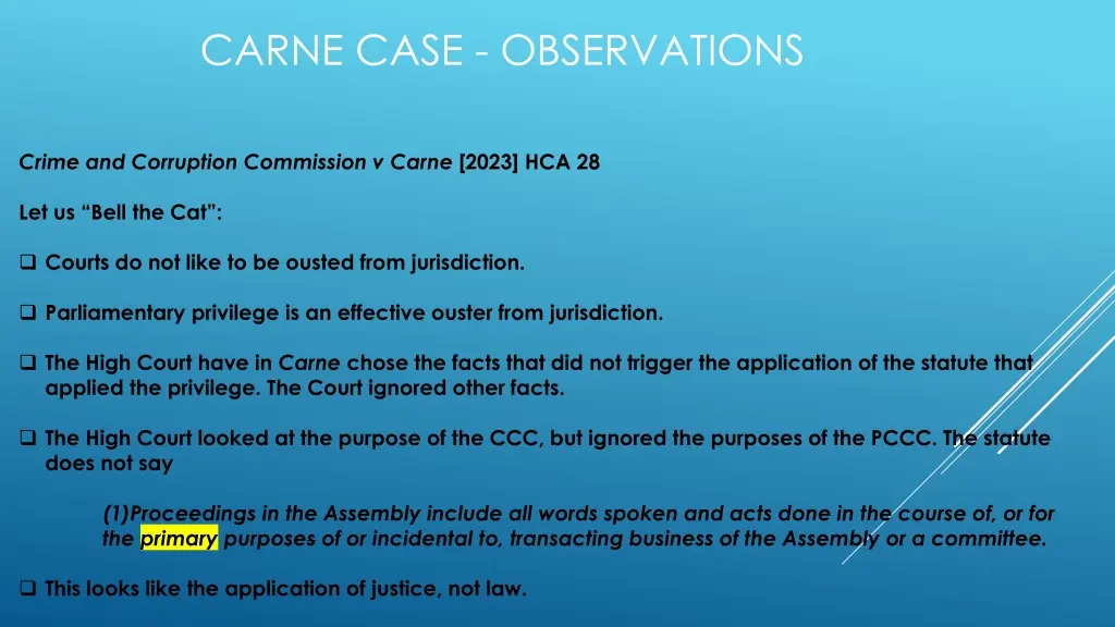 carne case observations 1