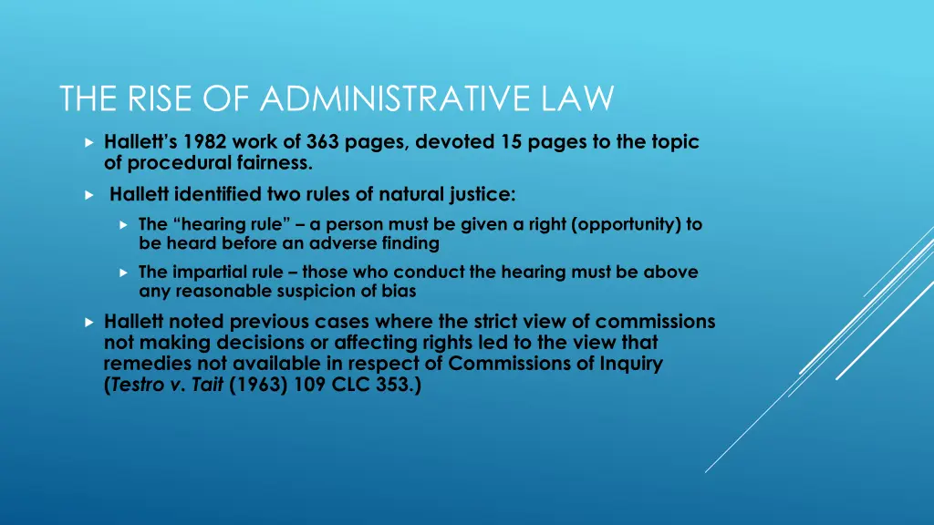 the rise of administrative law