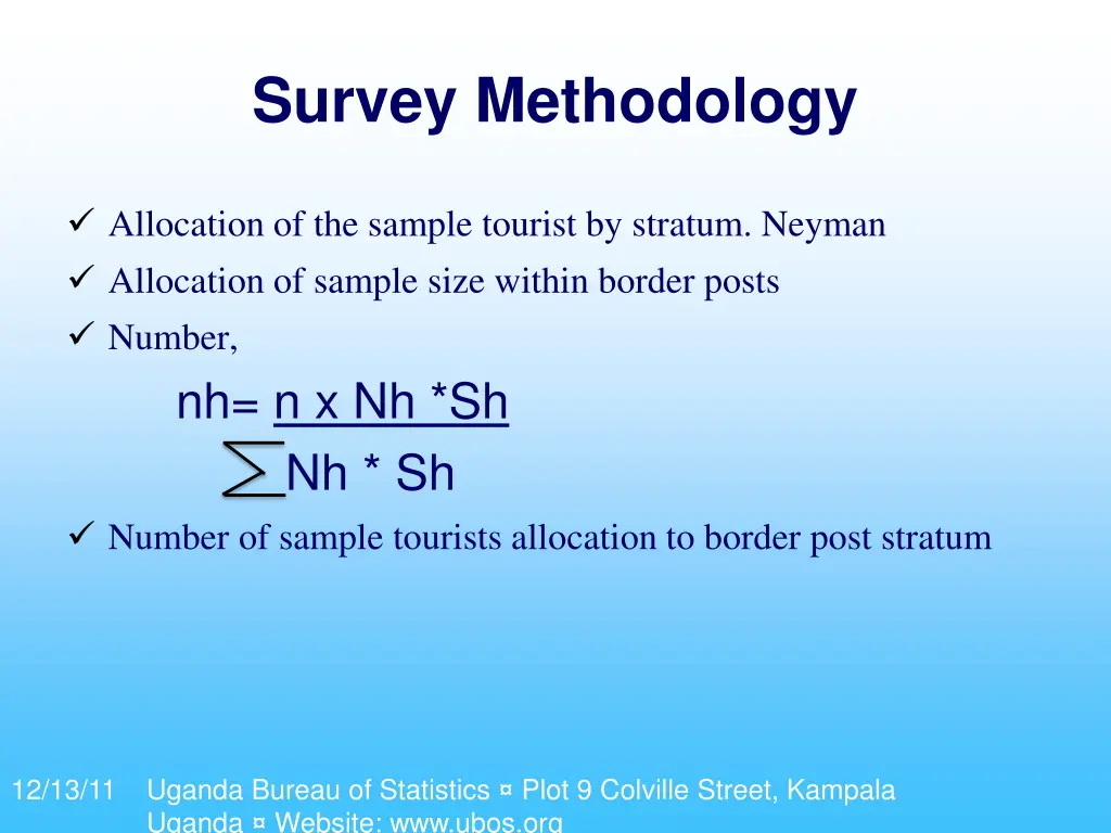 survey methodology 1