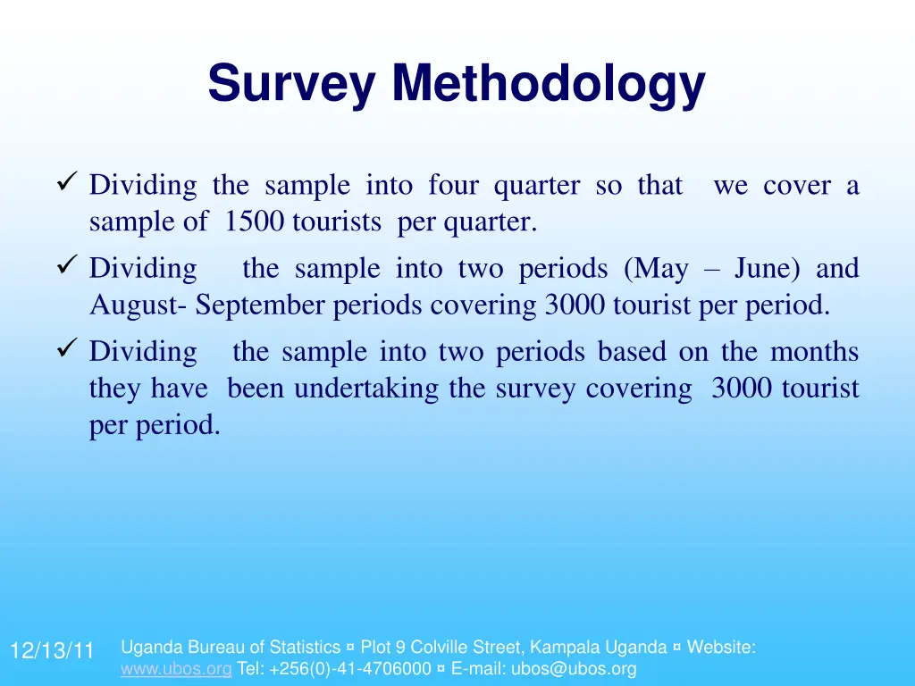 survey methodology 4