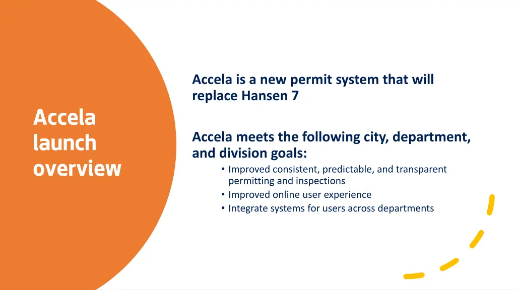 accela is a new permit system that will replace