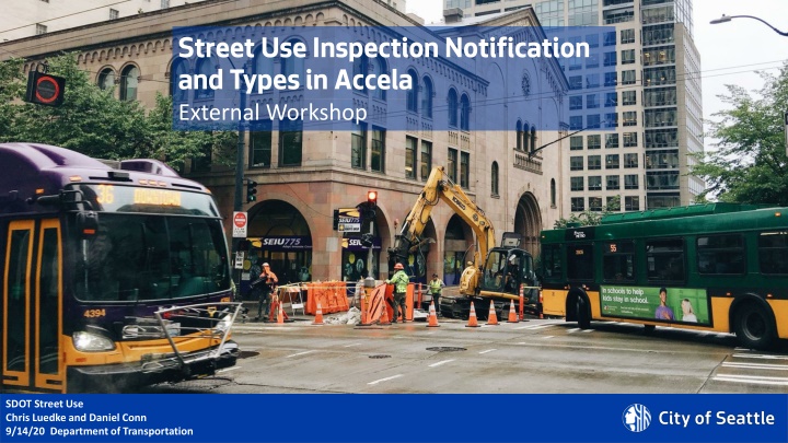 street use inspection notification and types