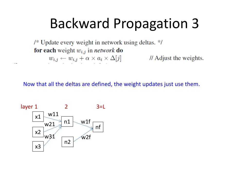 backward propagation 3