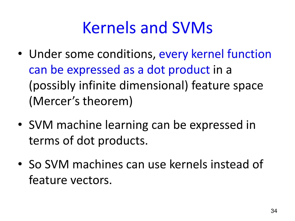 kernels and svms