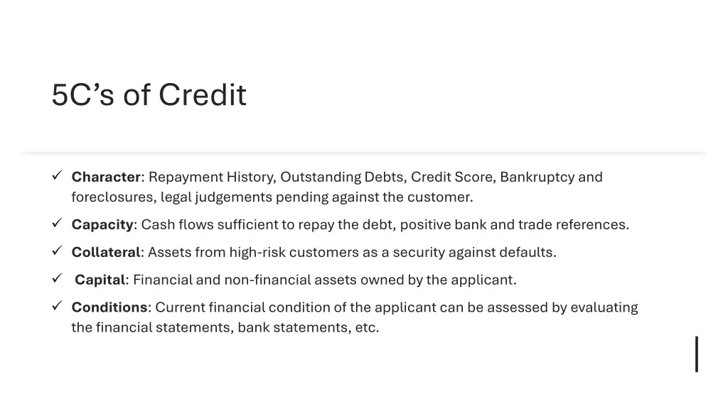 5c s of credit