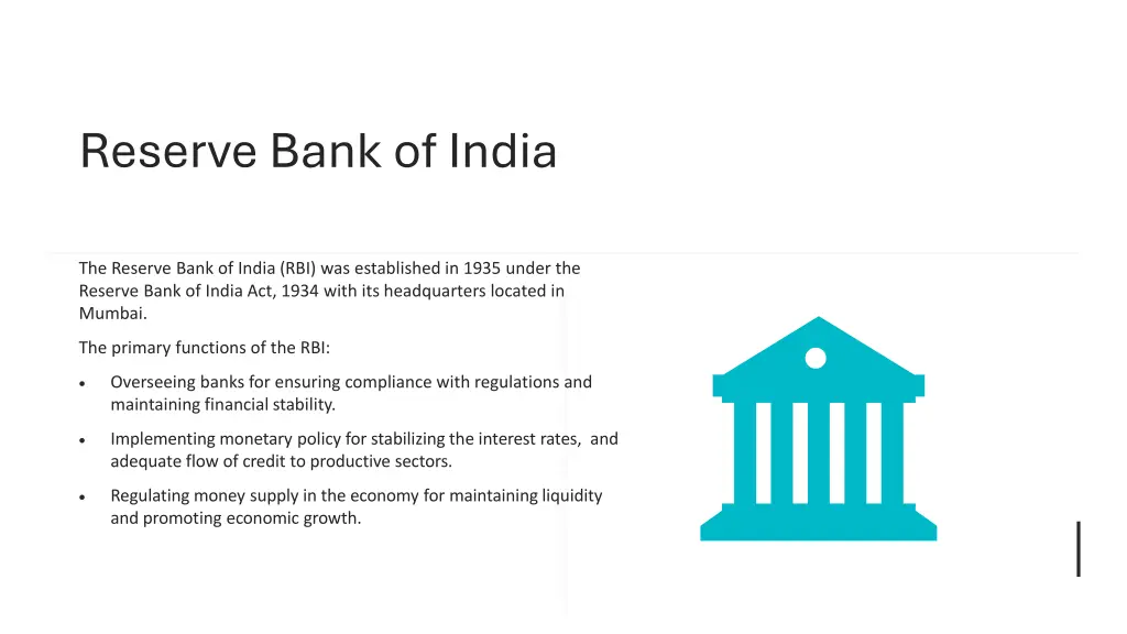 reserve bank of india