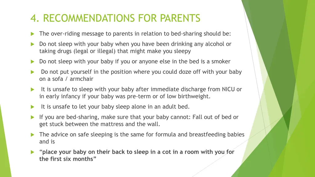 4 recommendations for parents