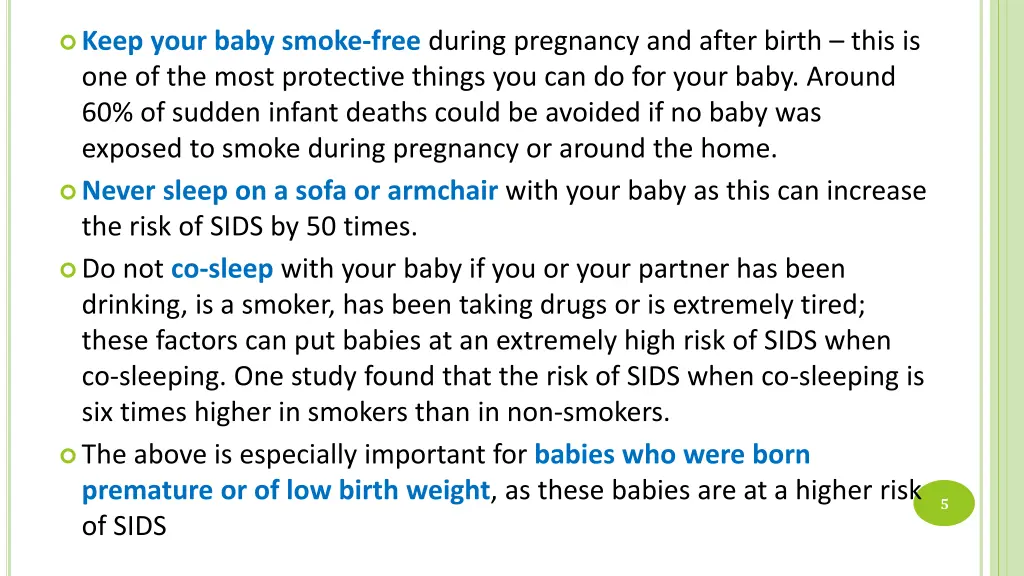 keep your baby smoke free during pregnancy