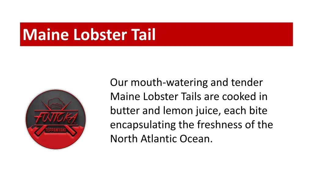 maine lobster tail