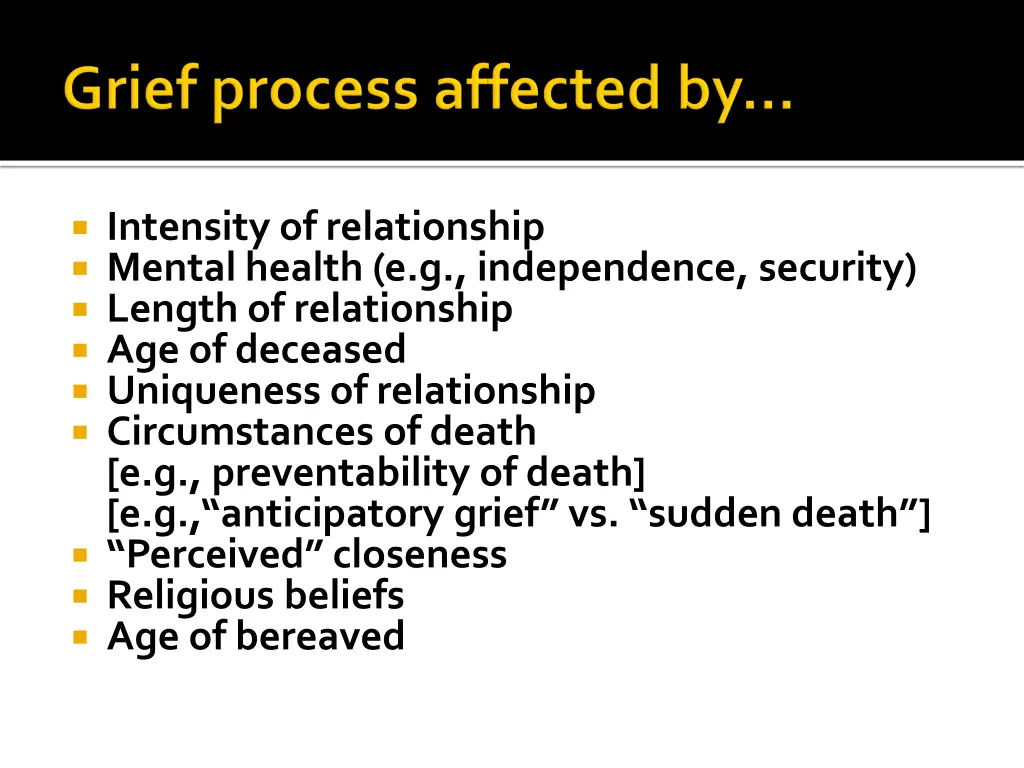 intensity of relationship mental health