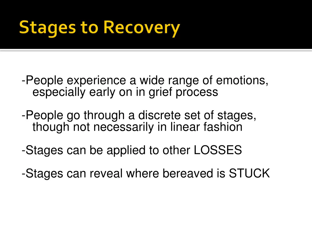 people experience a wide range of emotions