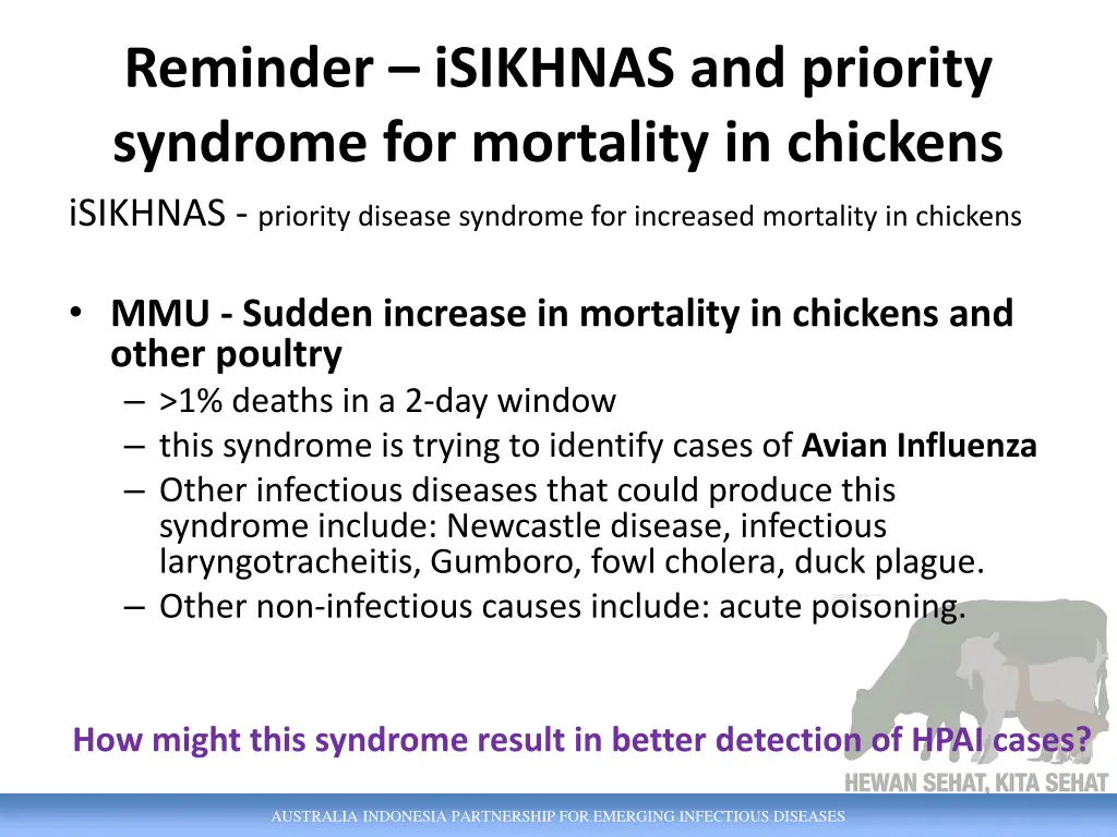 reminder isikhnas and priority syndrome