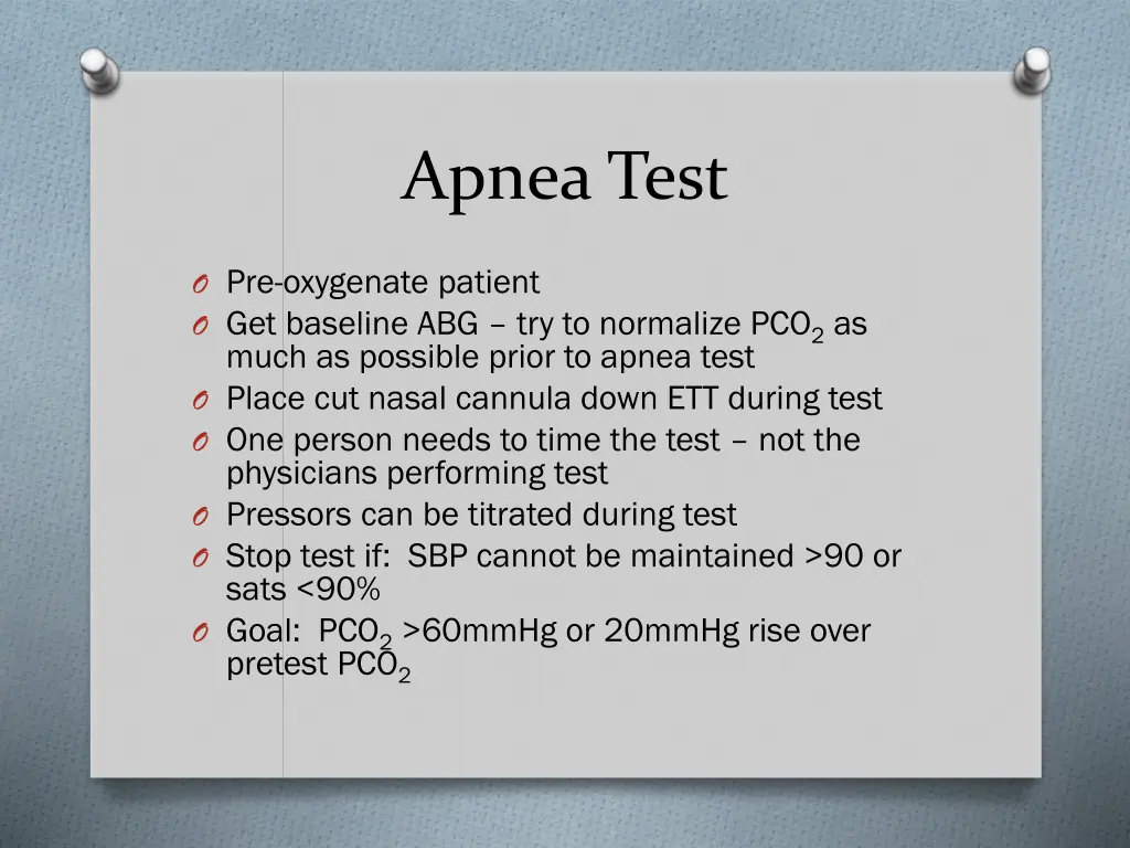 apnea test