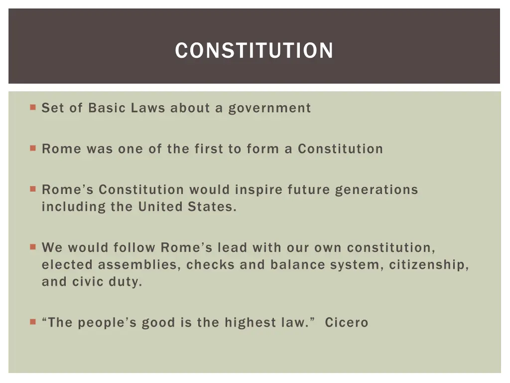 constitution