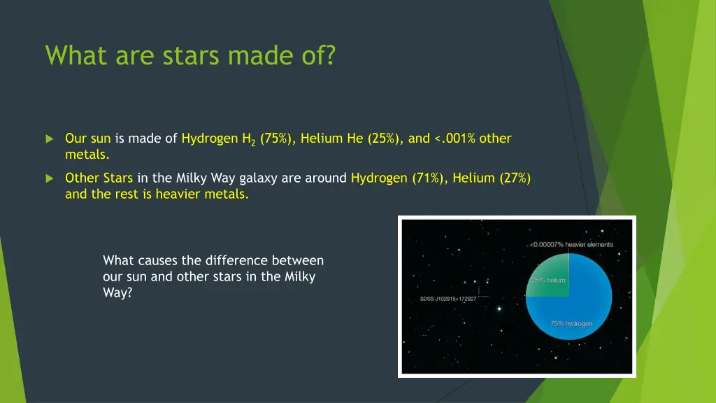 what are stars made of