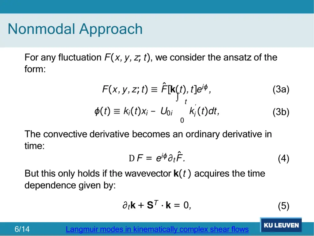 nonmodal approach 1