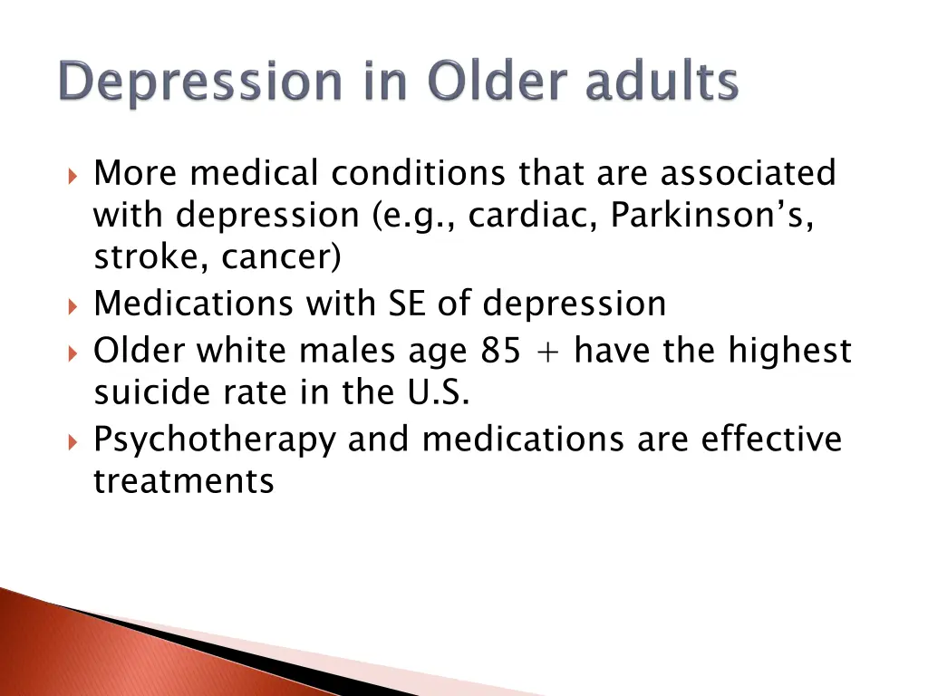 more medical conditions that are associated with