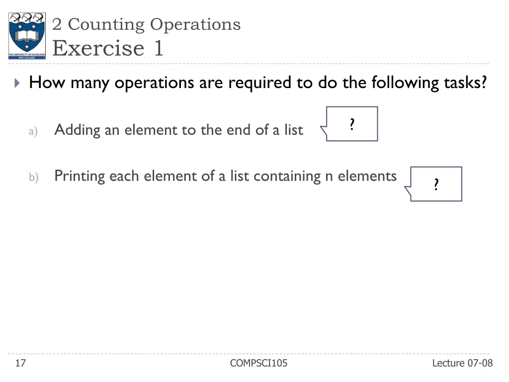 2 counting operations exercise 1