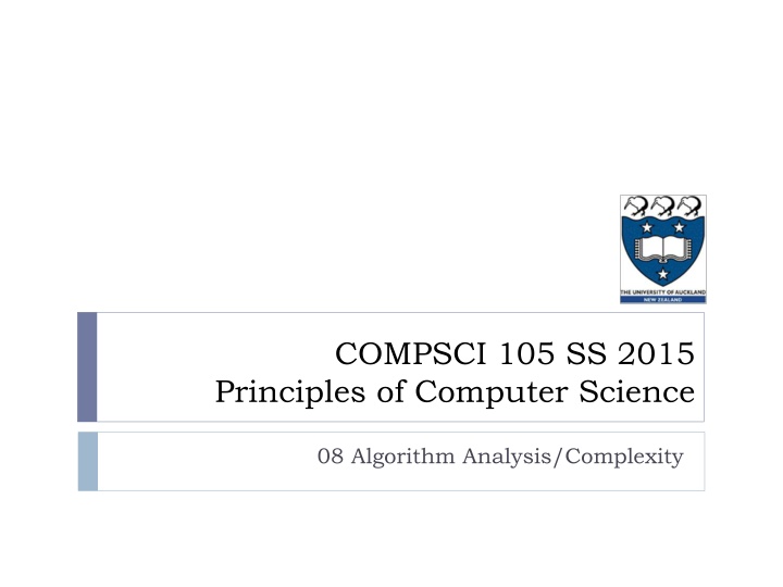 compsci 105 ss 2015 principles of computer science