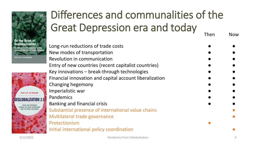 differences and communalities of the differences 1