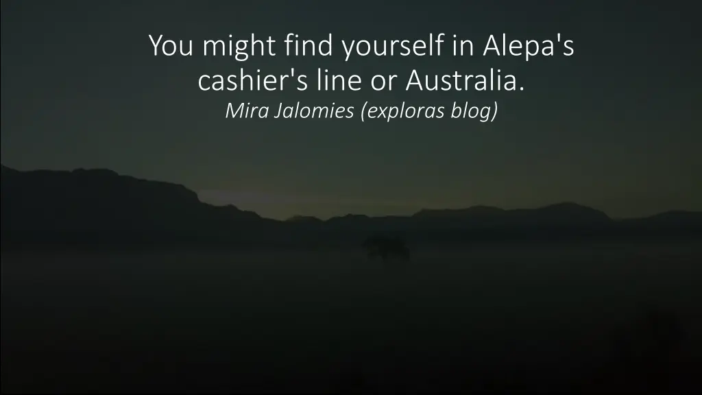 you might find yourself in alepa s cashier s line