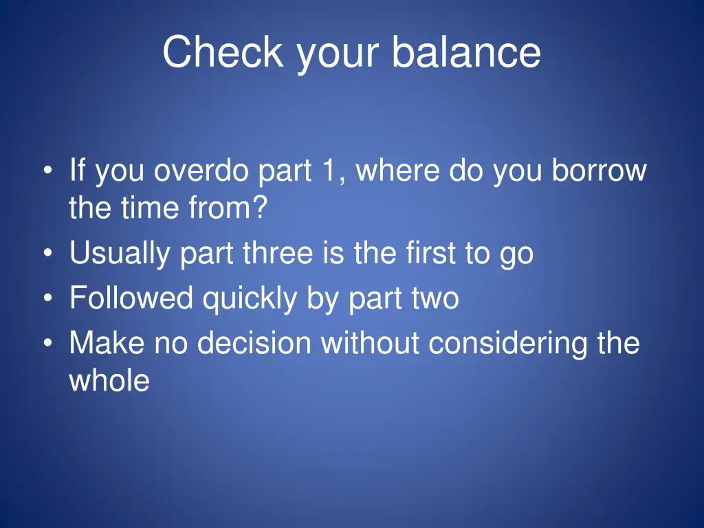 check your balance