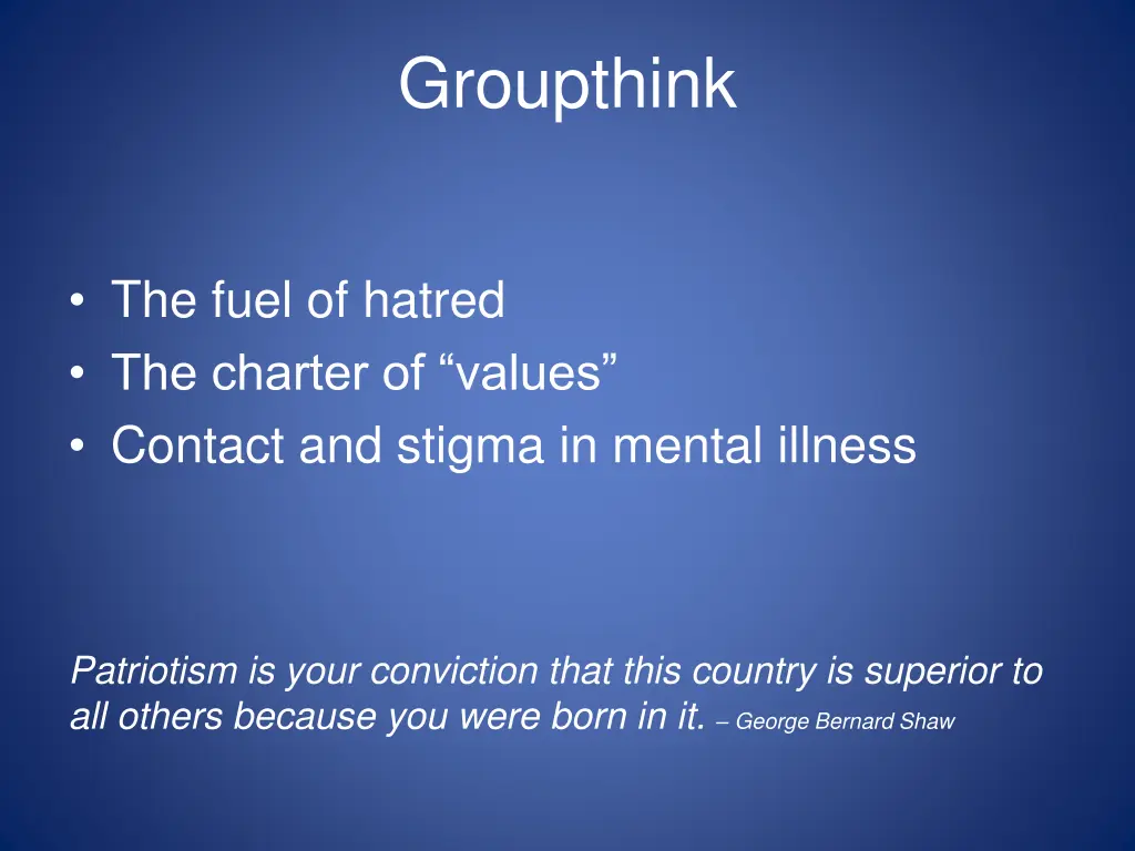 groupthink