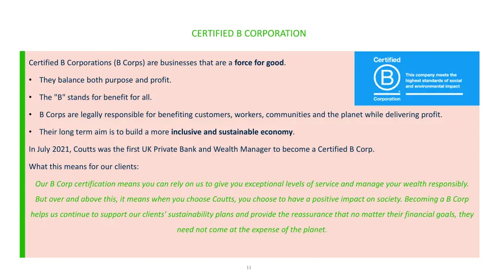 certified b corporation